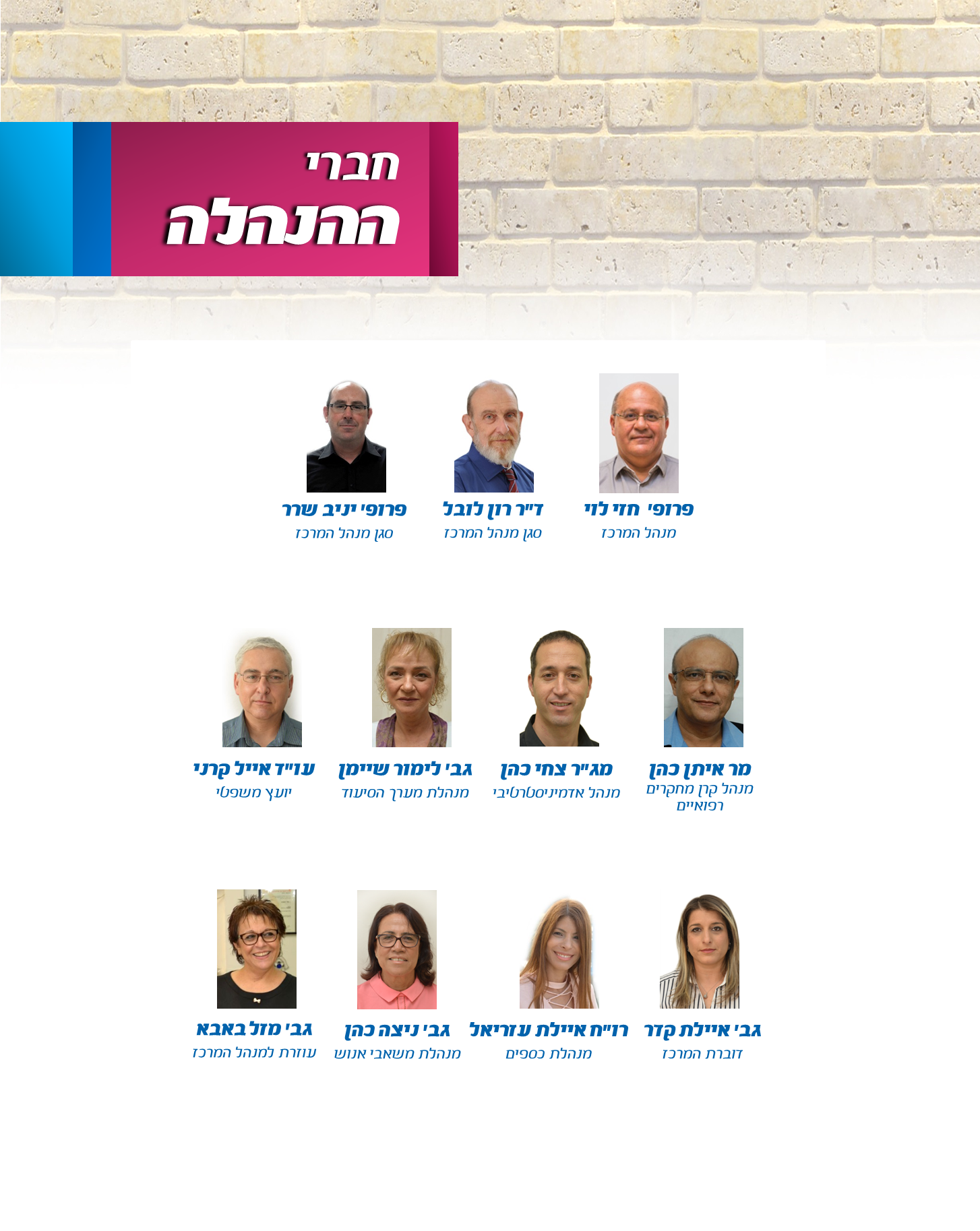 הנהלת המרכז
